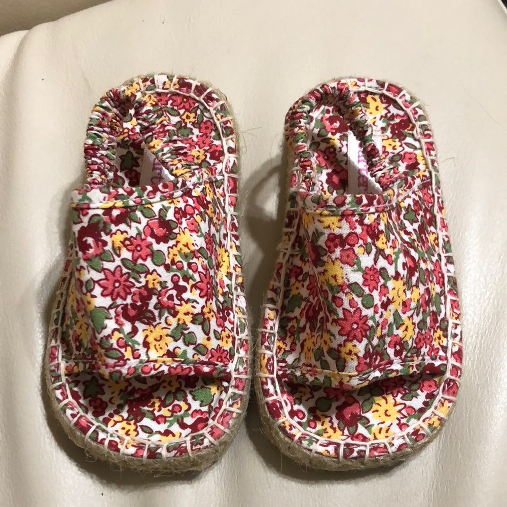Floral Canvas Sandals